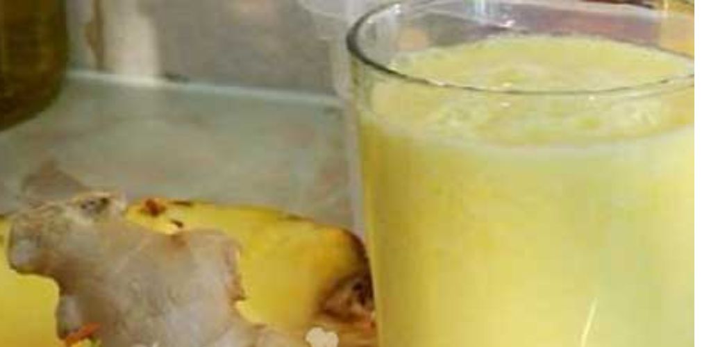 Fat Burning Juice Pineapple Lemon and Ginger - Light Recipes